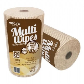 MultiWipes Rolls Brown Ctn