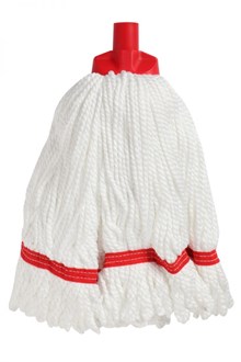 Edco Microfibre Round Mop Head - Red