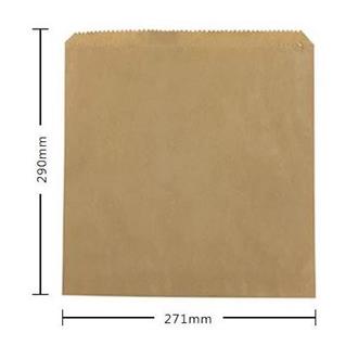 4 Square Brown Paper Bag