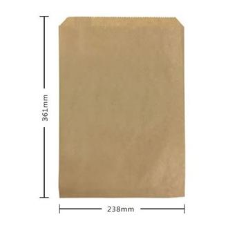 6 Long Brown Paper Bag