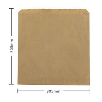 6 Square Brown Paper Bag